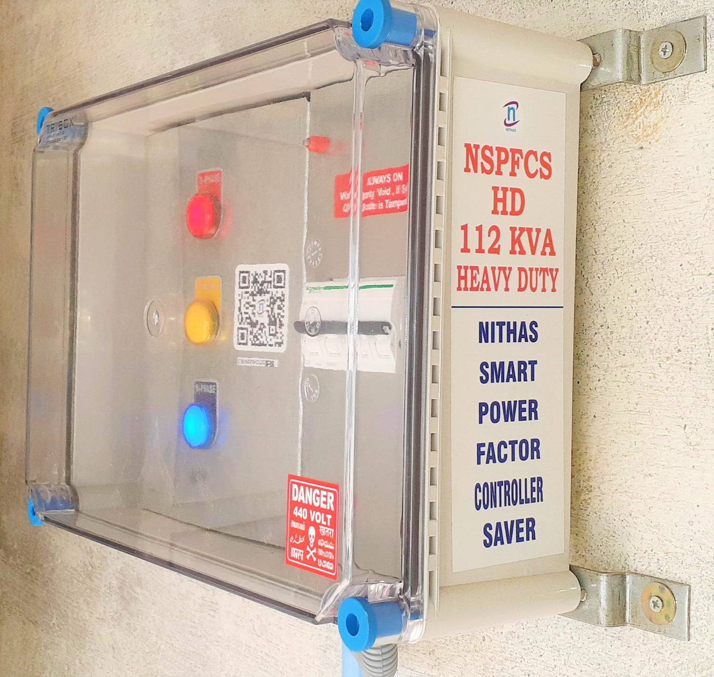 NITHAS SMART POWER FACTOR CONTROLLER - SAVER-ULTRA HEAVY DUTY-112 KVA